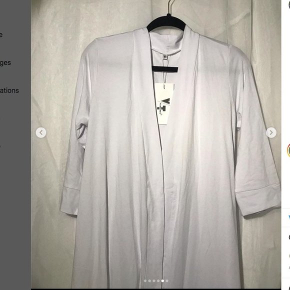 White Robe Soft Robe Bathrobe - Picture 5 of 6